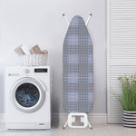 Navy Blue Prince of Wales Check Print Ironing Board Cover