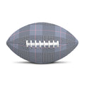 Navy Blue Prince of Wales Check Print Rugby Ball