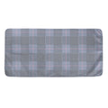 Navy Blue Prince of Wales Check Print Towel