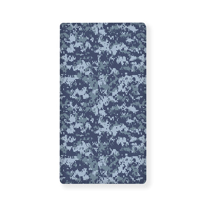 Navy Digital Camo Pattern Print Baby Crib Sheet