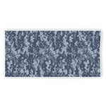 Navy Digital Camo Pattern Print Beach Towel