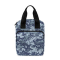 Navy Digital Camo Pattern Print Bible Tote Bag