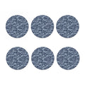 Navy Digital Camo Pattern Print Coaster Set