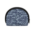 Navy Digital Camo Pattern Print Coin Purse