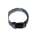 Navy Digital Camo Pattern Print Dog Collar