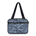 Navy Digital Camo Pattern Print Double Strap Bible Bag