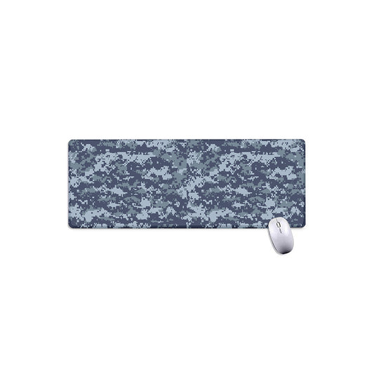 Navy Digital Camo Pattern Print Extended Mouse Pad