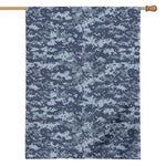 Navy Digital Camo Pattern Print House Flag