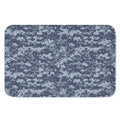 Navy Digital Camo Pattern Print Indoor Door Mat