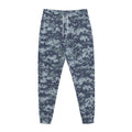 Navy Digital Camo Pattern Print Jogger Pants