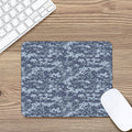 Navy Digital Camo Pattern Print Mouse Pad