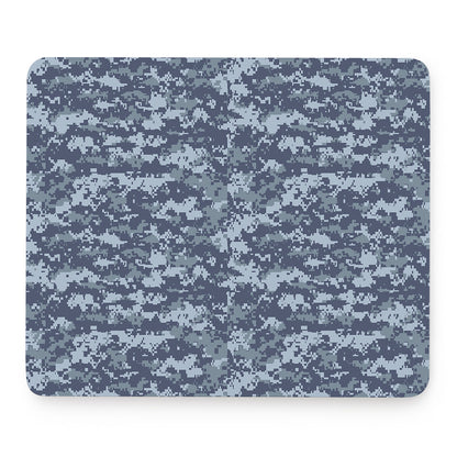 Navy Digital Camo Pattern Print Mouse Pad