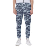 Navy Digital Camo Pattern Print Scuba Joggers
