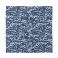 Navy Digital Camo Pattern Print Silk Bandana
