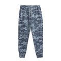 Navy Digital Camo Pattern Print Sweatpants