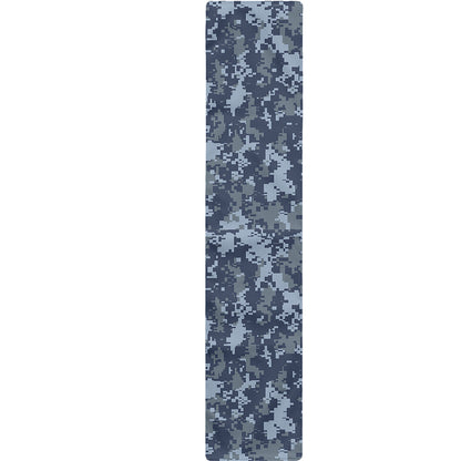 Navy Digital Camo Pattern Print Table Runner