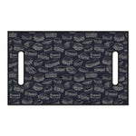 Navy Doodle Sandwich Pattern Print Golf Cart Seat Cover