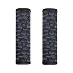 Navy Doodle Sandwich Pattern Print Handle Covers