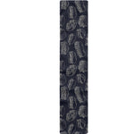 Navy Doodle Sandwich Pattern Print Table Runner