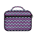 Navy Pink And White Chevron Print Briefcase Bible Bag