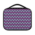 Navy Pink And White Chevron Print Classic Bible Case