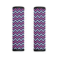 Navy Pink And White Chevron Print Handle Covers