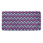 Navy Pink And White Chevron Print Towel
