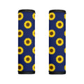 Navy Sunflower Pattern Print Handle Covers