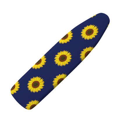 Navy Sunflower Pattern Print Ironing Board Cover