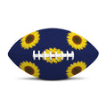Navy Sunflower Pattern Print Rugby Ball