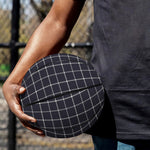 Navy Tattersall Pattern Print Basketball