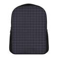 Navy Tattersall Pattern Print Casual Backpack