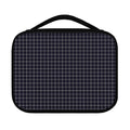 Navy Tattersall Pattern Print Classic Bible Case