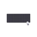 Navy Tattersall Pattern Print Extended Mouse Pad