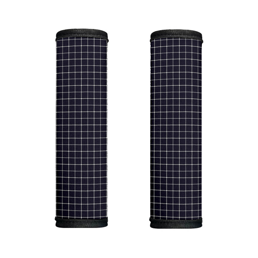 Navy Tattersall Pattern Print Handle Covers