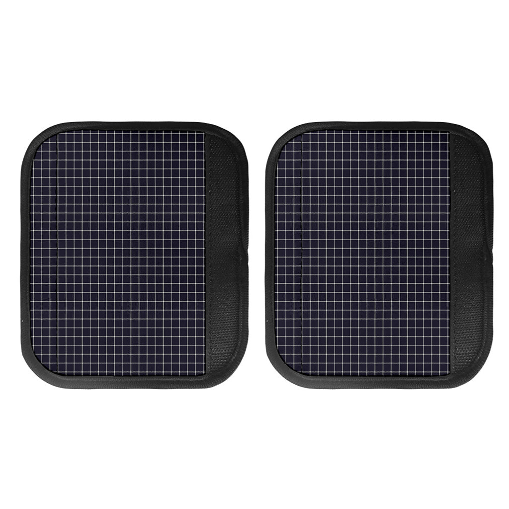 Navy Tattersall Pattern Print Handle Covers