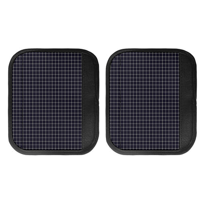 Navy Tattersall Pattern Print Handle Covers