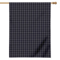 Navy Tattersall Pattern Print House Flag