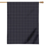 Navy Tattersall Pattern Print House Flag