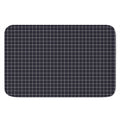Navy Tattersall Pattern Print Indoor Door Mat