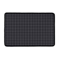 Navy Tattersall Pattern Print Kitchen Mat