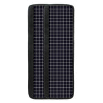 Navy Tattersall Pattern Print Refrigerator Handle Covers