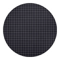 Navy Tattersall Pattern Print Round Blanket