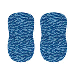 Navy Tiger Stripe Camo Pattern Print Bar Stool Covers