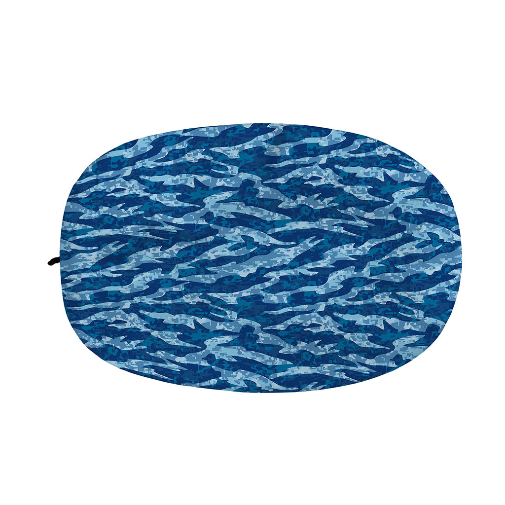 Navy Tiger Stripe Camo Pattern Print Car Side Mirror Covers