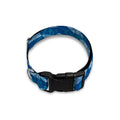 Navy Tiger Stripe Camo Pattern Print Dog Collar