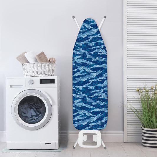 Navy Tiger Stripe Camo Pattern Print Ironing Board Cover