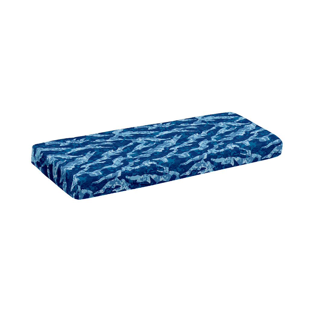Navy Tiger Stripe Camo Pattern Print Piano Keyboard Cover