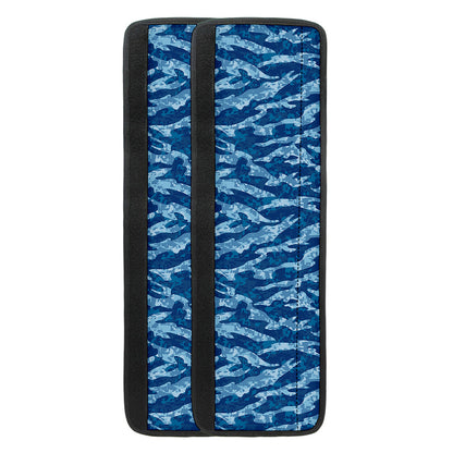 Navy Tiger Stripe Camo Pattern Print Refrigerator Handle Covers