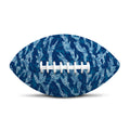 Navy Tiger Stripe Camo Pattern Print Rugby Ball